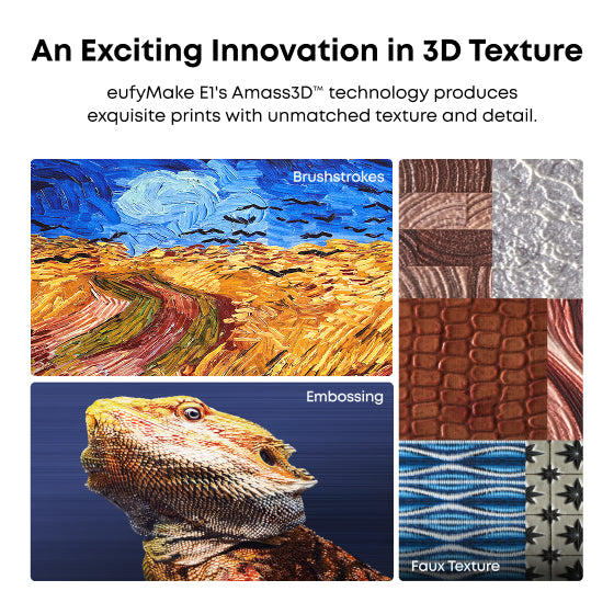 eufyMake E1: the First Personal 3D-Texture UV Printer